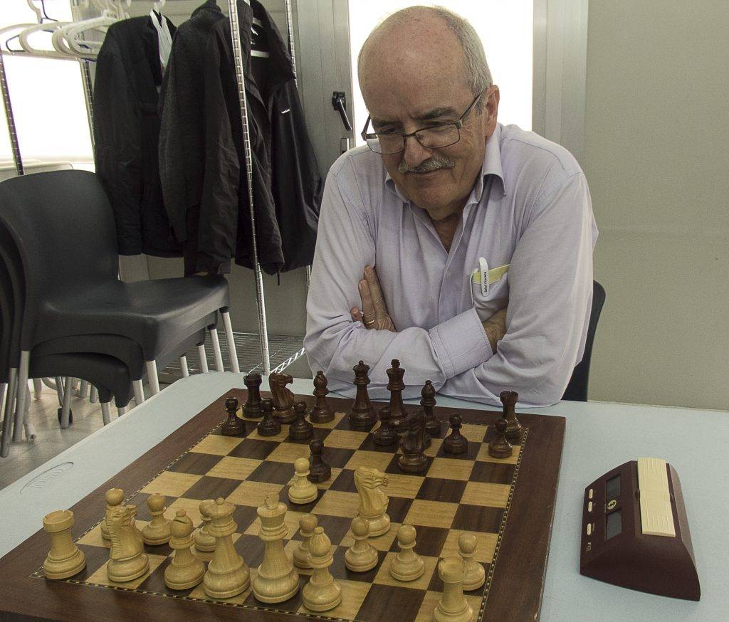 L'artista convidat va ser en Josep Maria Teixidor, habitual del segon equip. (Foto: Jordi Vidal) 