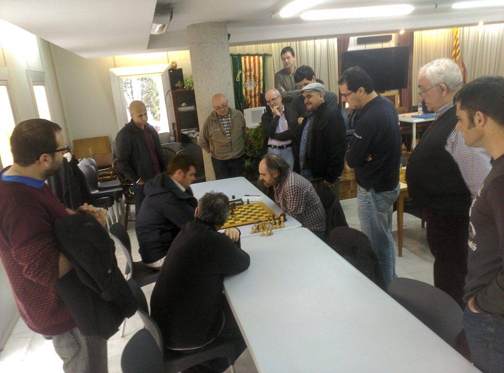 La meva partida era la que decidia el resultat del matx. (Foto: Jordi Vidal)